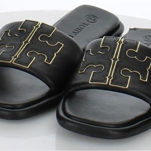 Tory Burch Double T Patent Leather Sport